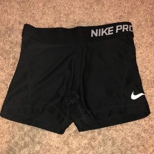 Girls Black Spandex shorts